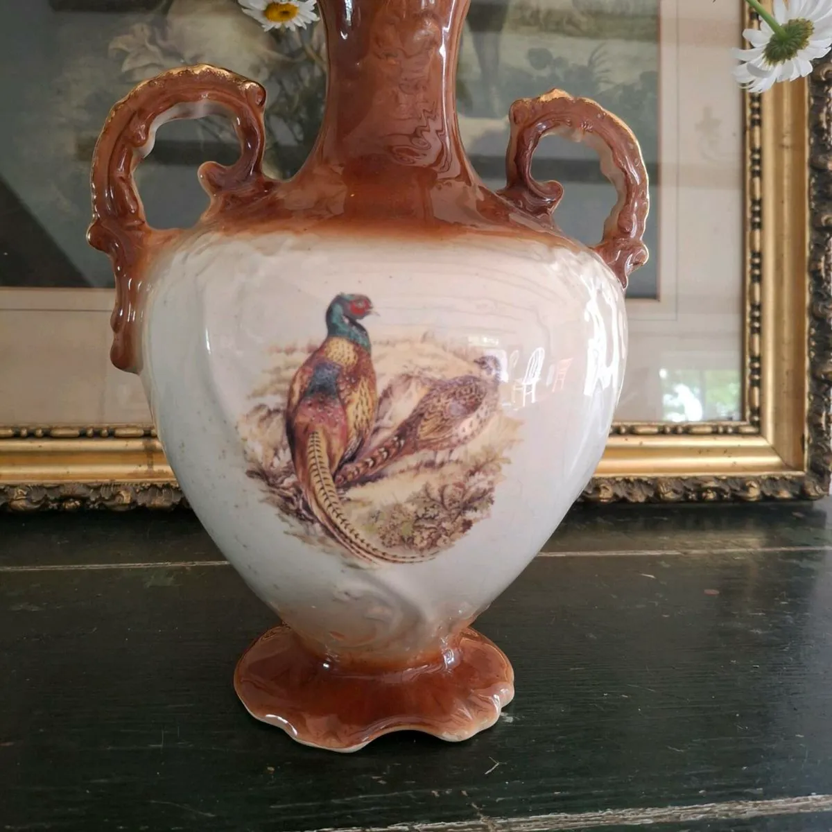 Staffordshire Pottery Vase - Image 2