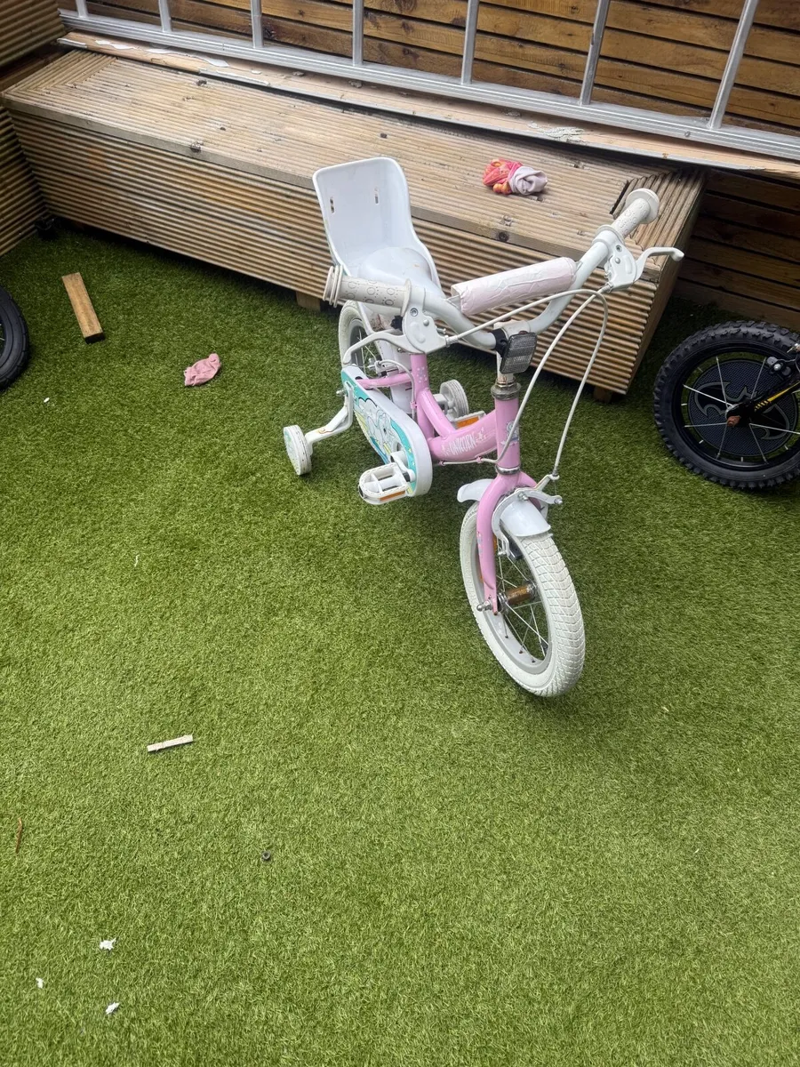 14” girls bike, unicorn - Image 3