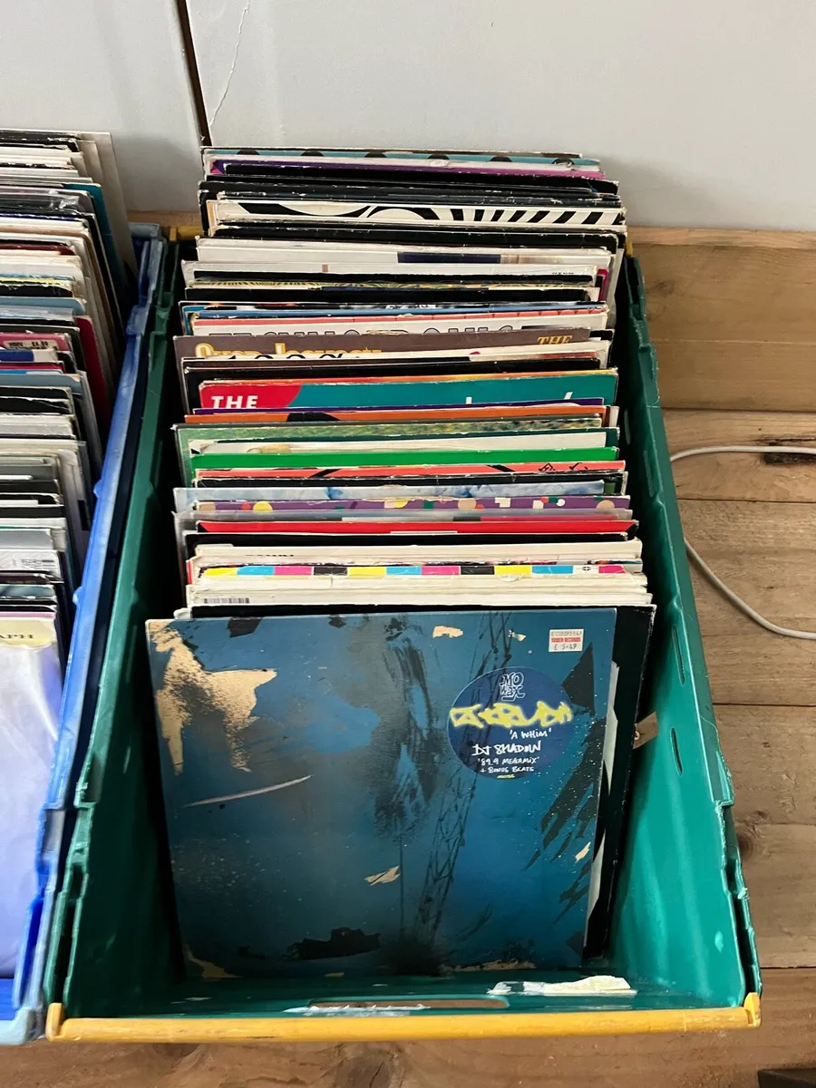 450 dance type vinyl 12” records. - Image 2