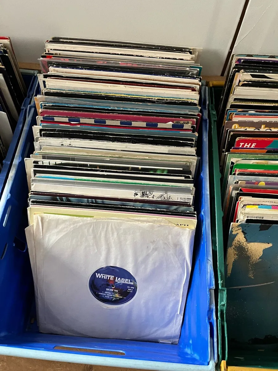 450 dance type vinyl 12” records. - Image 3