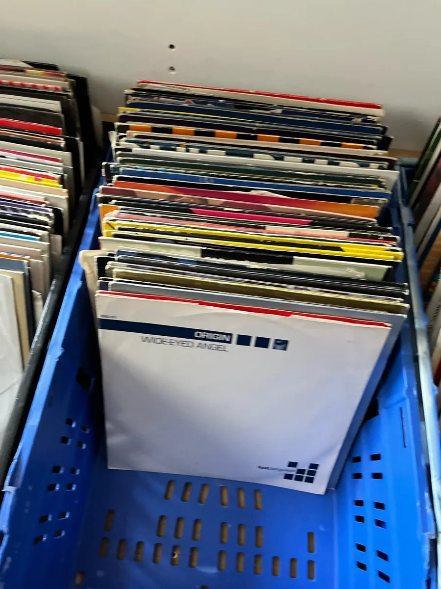 450 dance type vinyl 12” records. - Image 4