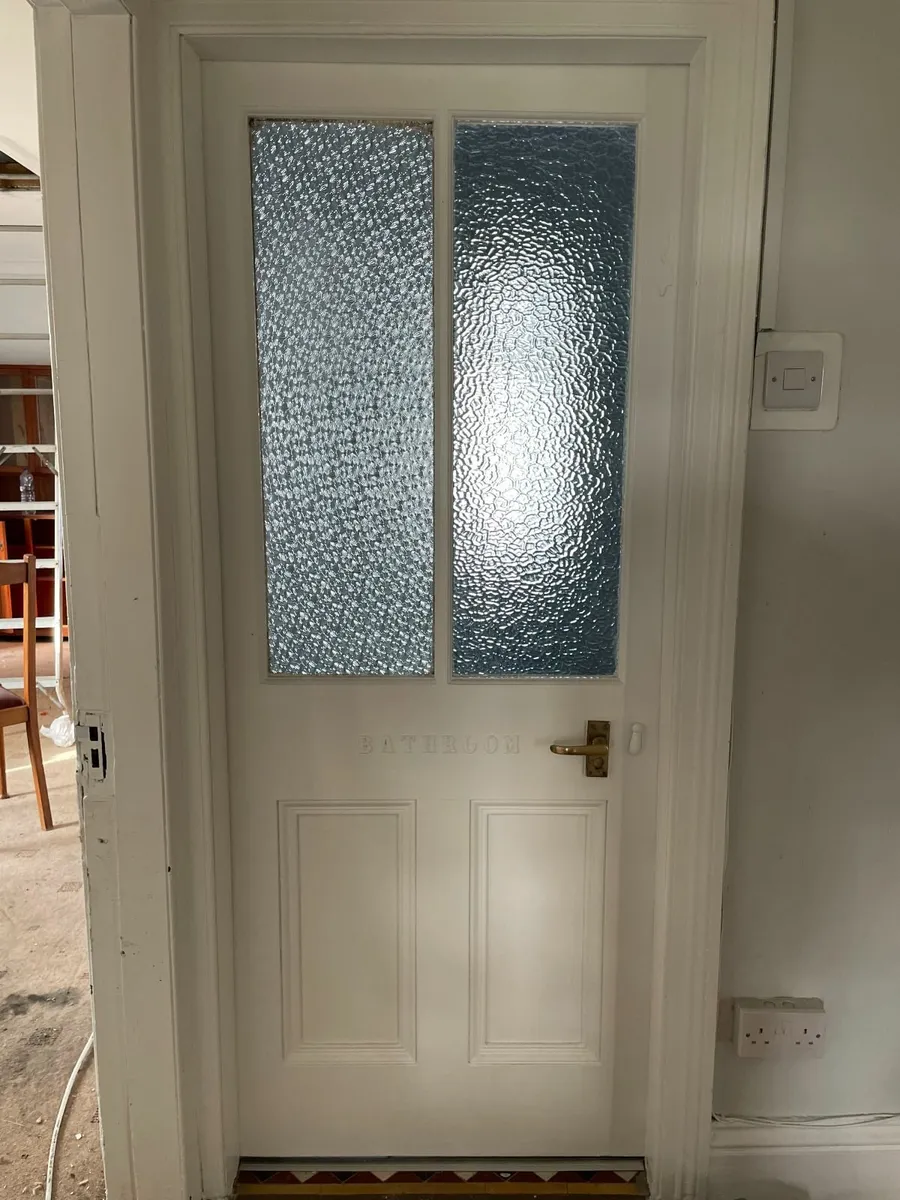 Authentic, Vintage Original 1920s Pine Panel Doors - Image 3