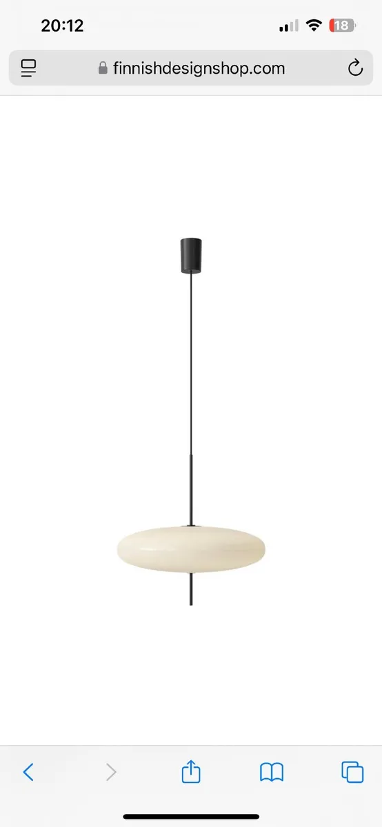 Astep Model 2065 Ceiling Light Black/ white