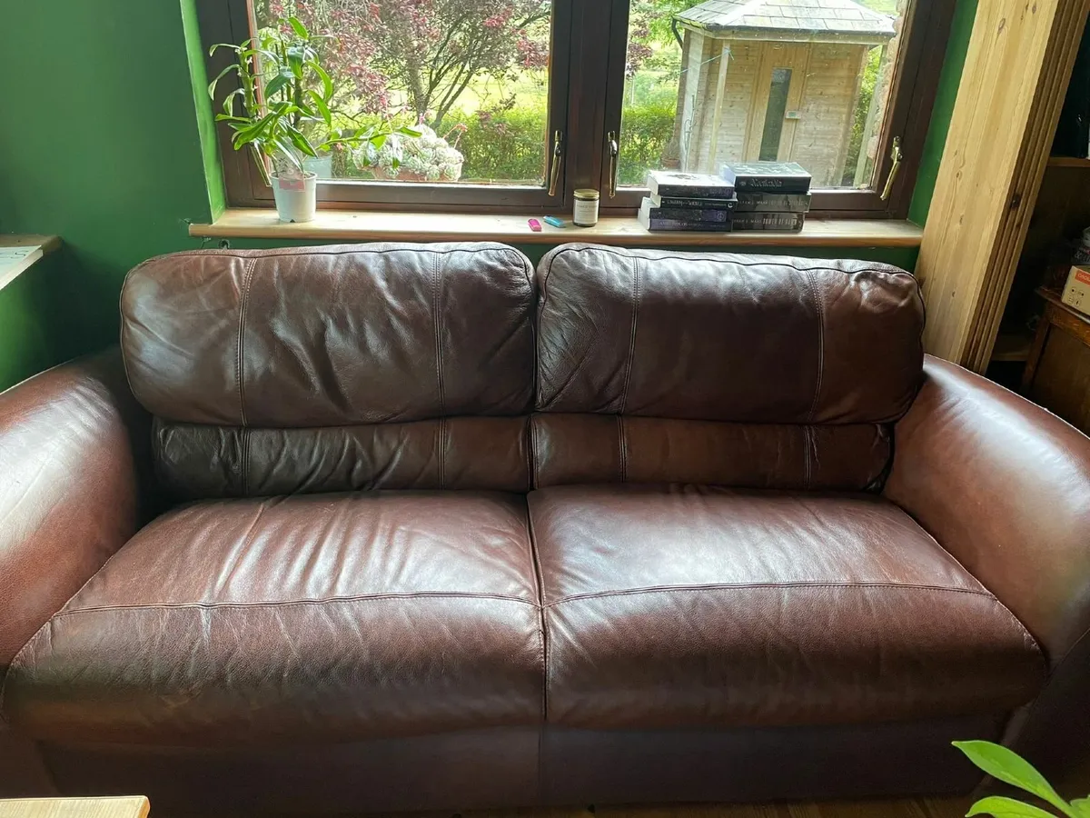 Leather sofa - Image 1