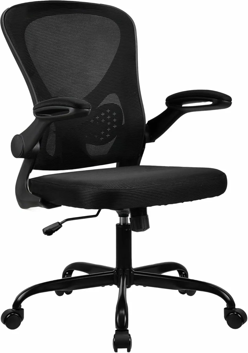 Adjustable ergonomic mesh office chair swivel - Image 2