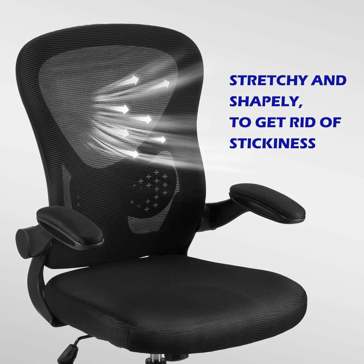 Adjustable ergonomic mesh office chair swivel - Image 4