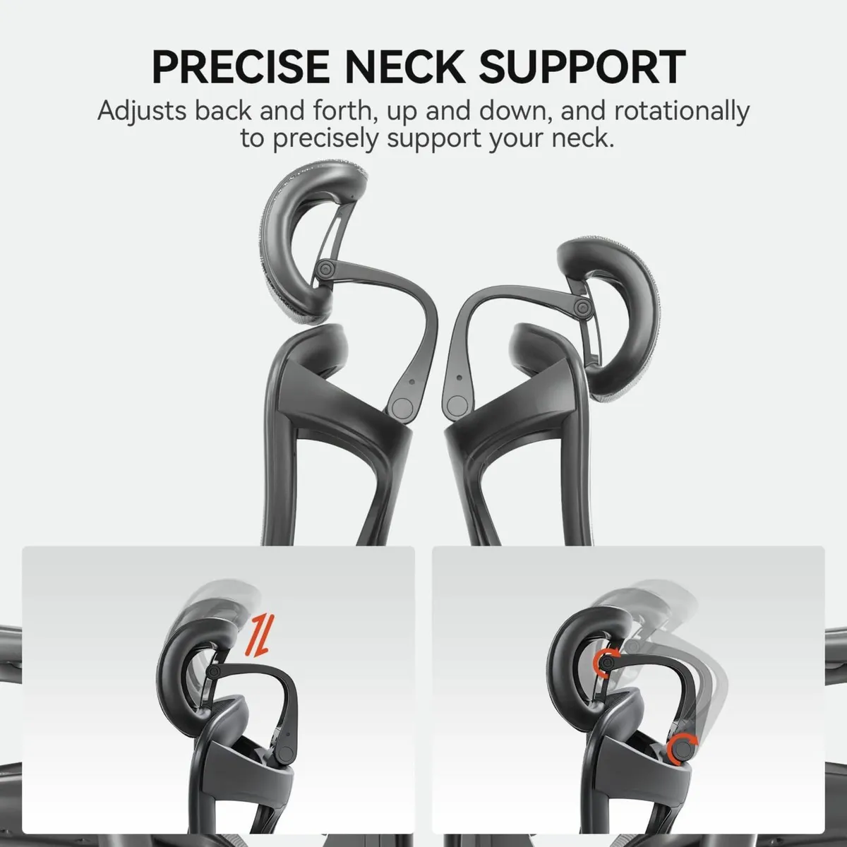 Ergonomic Office Chair Ultra Soft 3D Armrests - Image 4