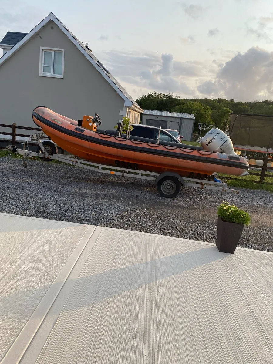 Humber destroyer 5.8m rib with Honda 4 stroke - Image 1