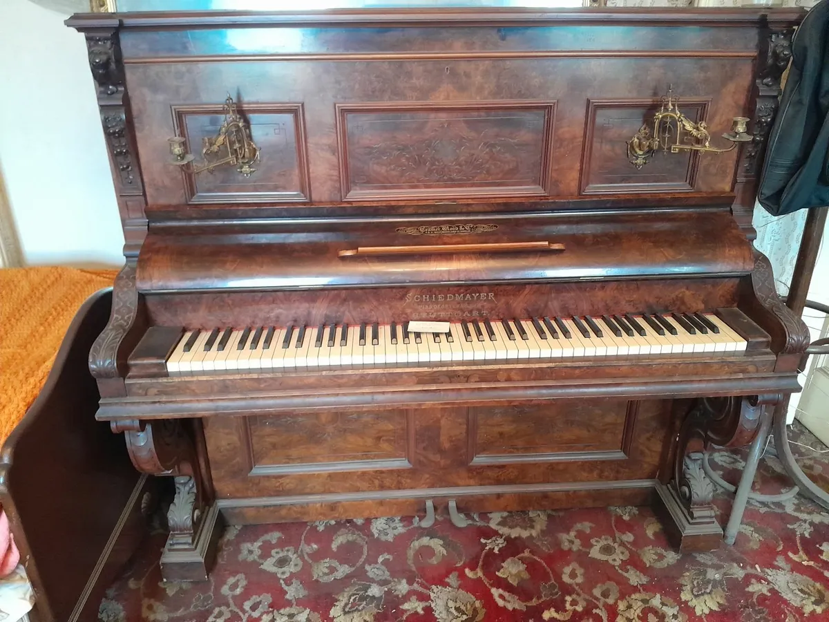 Schiedmayer Walnut Piano c.1920