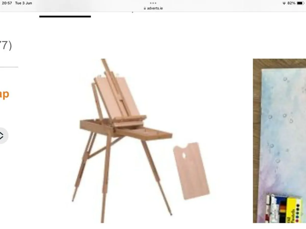 Foldable art easel - Image 1