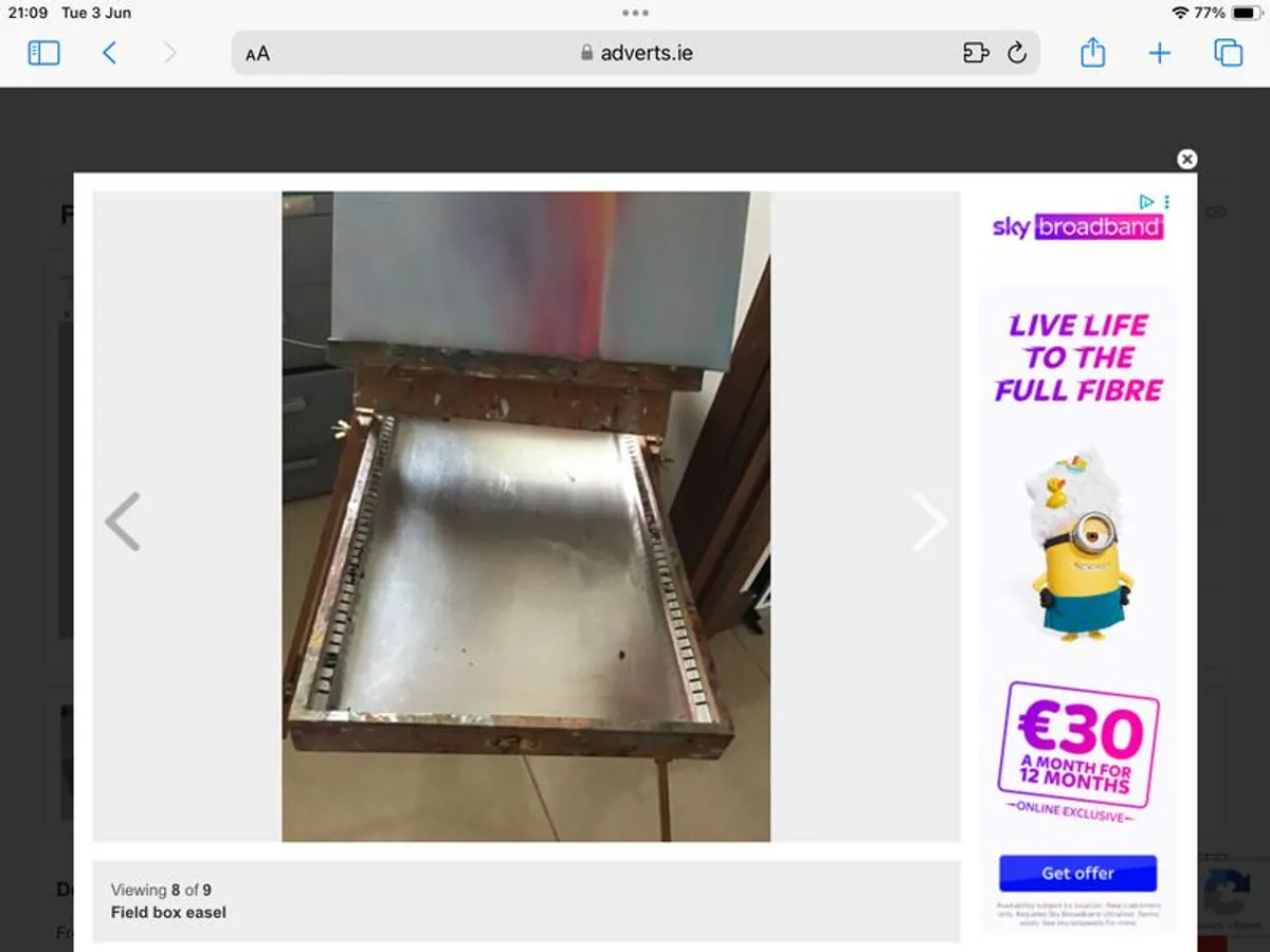 Foldable art easel - Image 3