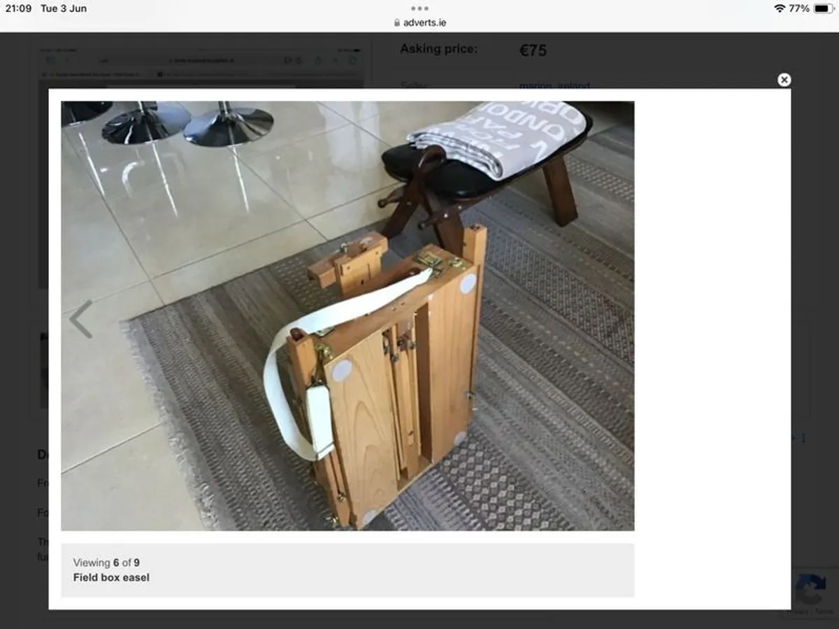 Foldable art easel - Image 4