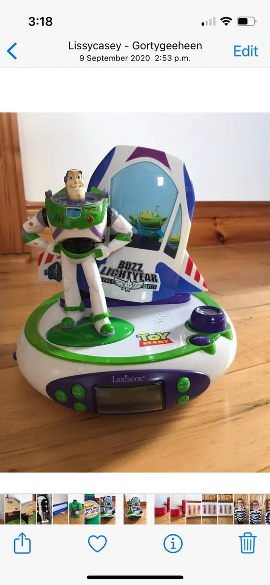 Buzz Lightyear Clock Radio