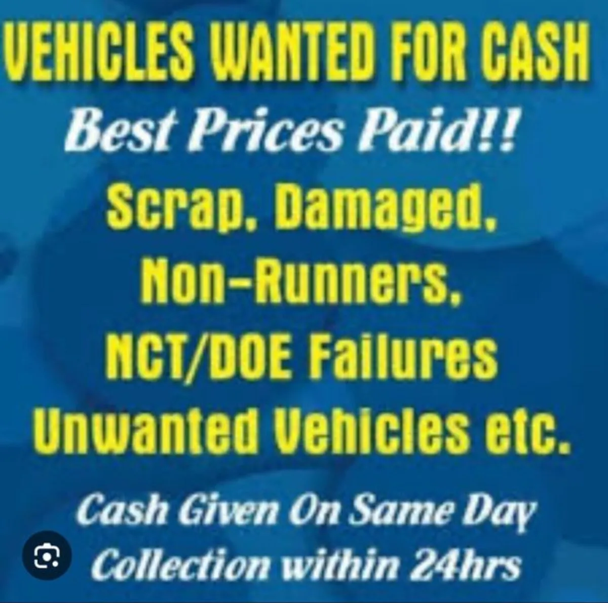 CARS WANTED WATERFORD AREA.. CASH FOR CARS