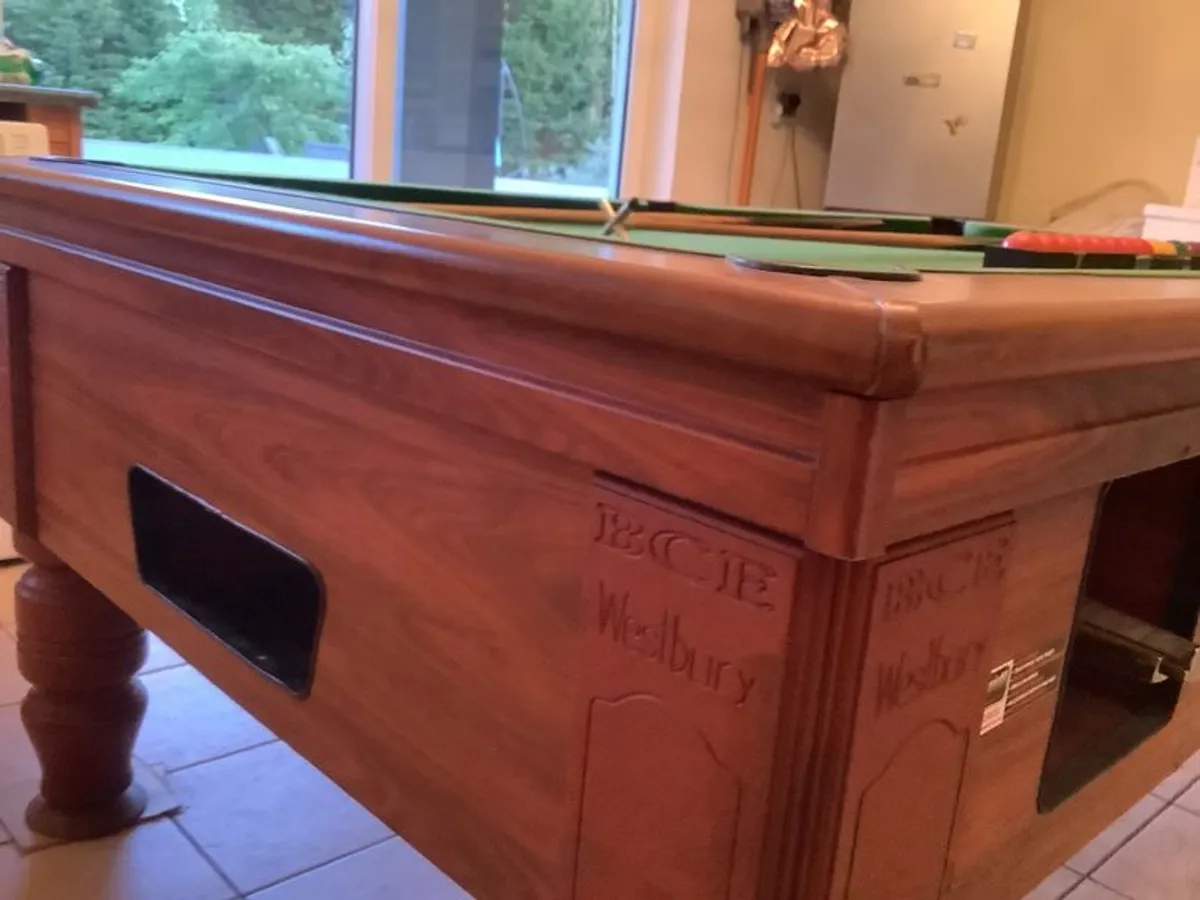 7 by 4 foot  size pub slate bed pool table - Image 2