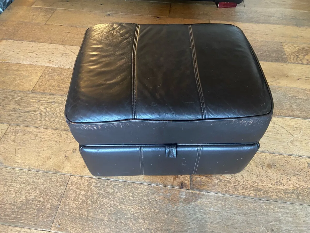 Sofa - 2 + 1 + footstool with storage. - Image 4
