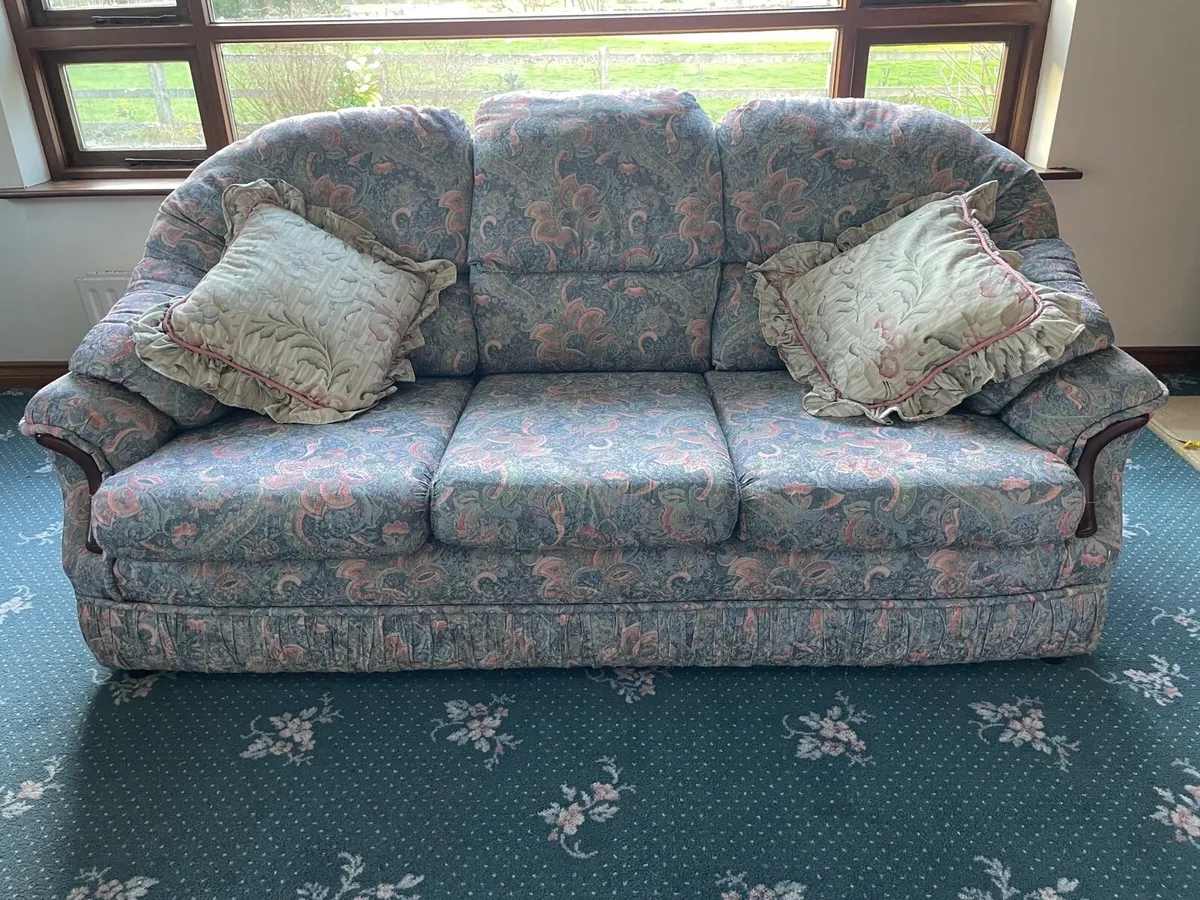 Couch & Hall Table - Image 1