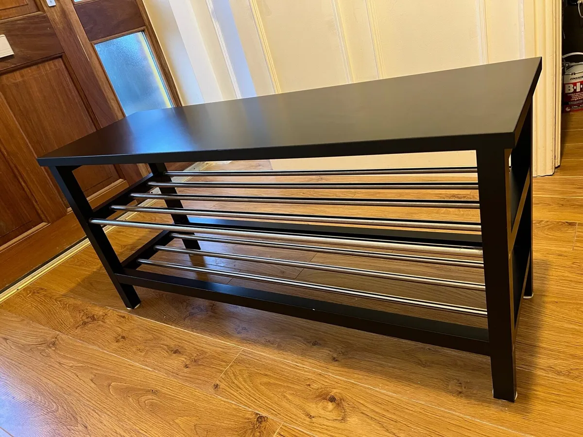 Bench with shoe storage - 108x34x50 cm - Image 3