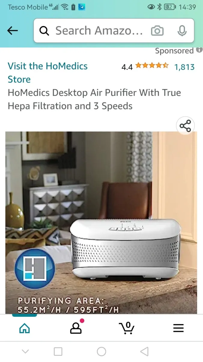 Homedics Air Purifier - Image 3