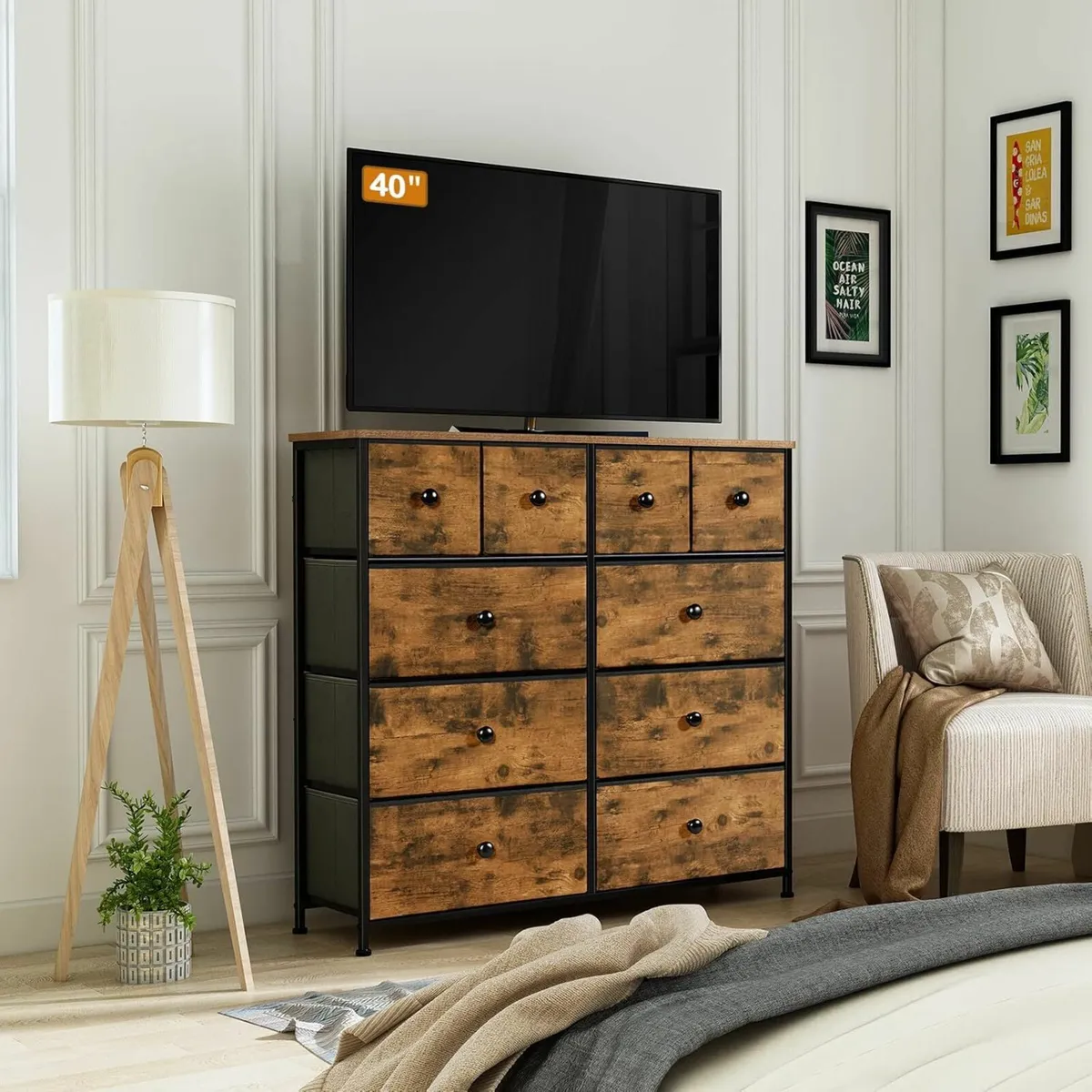 Chest of Drawers Living Bed room Furniture Closet - Image 3