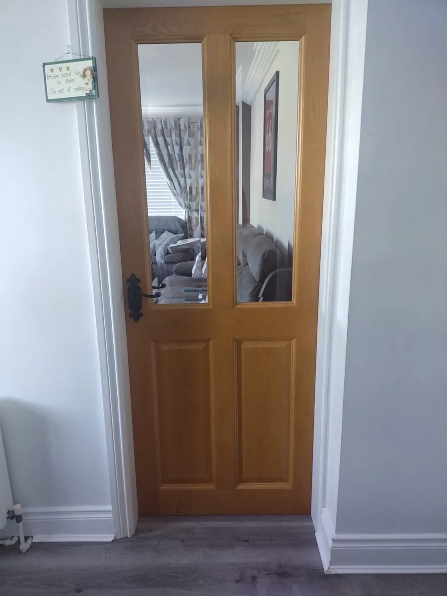 4 House Doors with Glass - Image 4