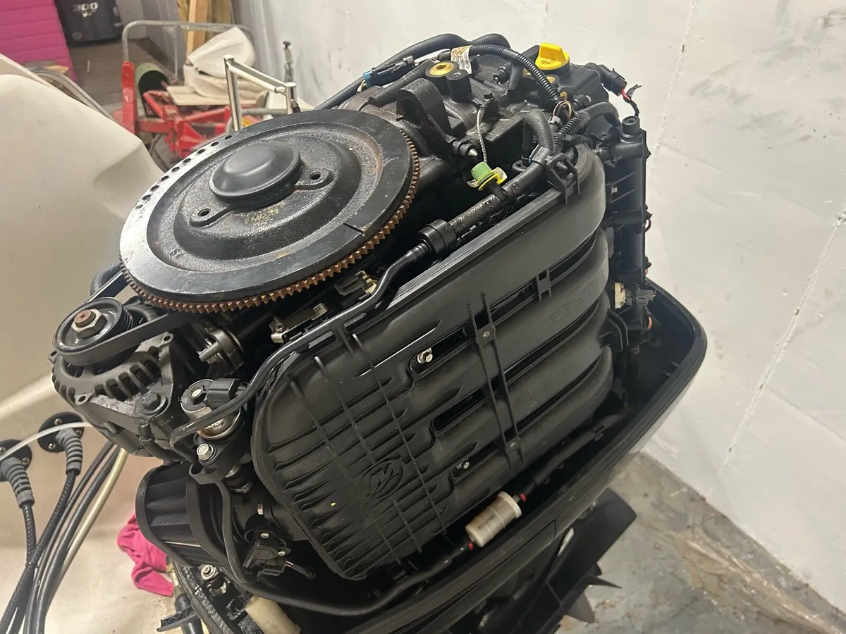 2012 100hp mariner outboard engine - Image 3