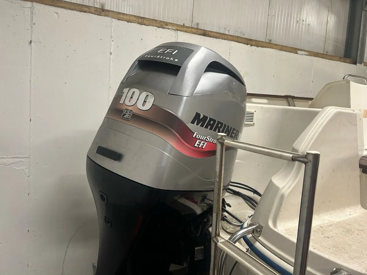 2012 100hp mariner outboard engine - Image 1