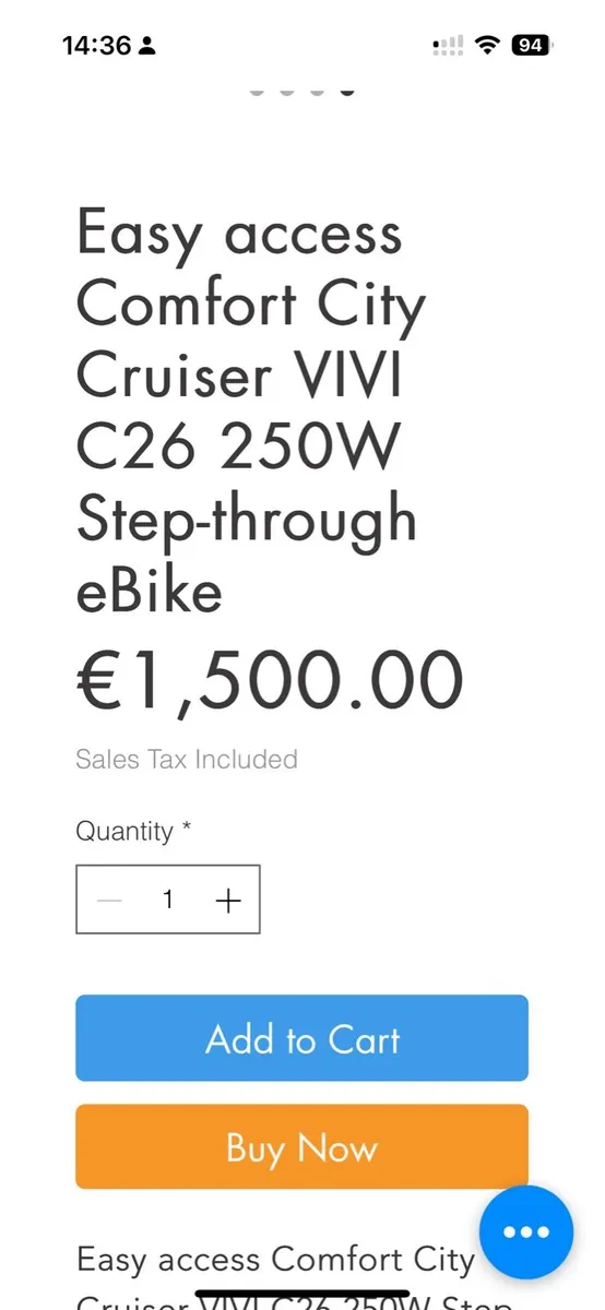 Electric bike step through 36v - Image 4