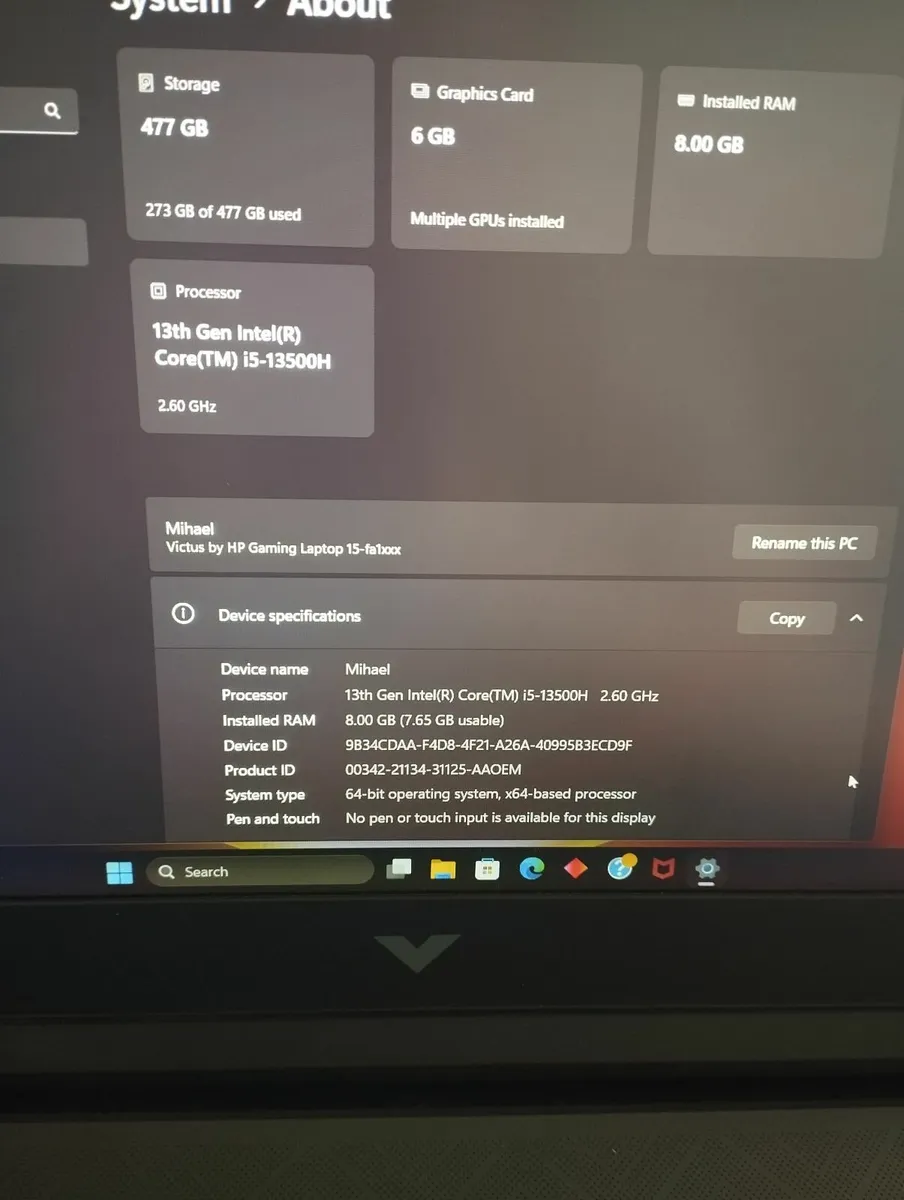Gaming Laptop HP Victus – - Image 4