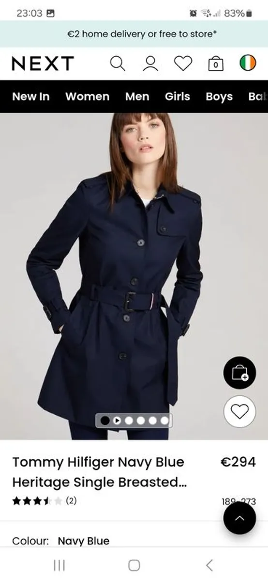 Tommy hilfiger ladies trench - Image 1