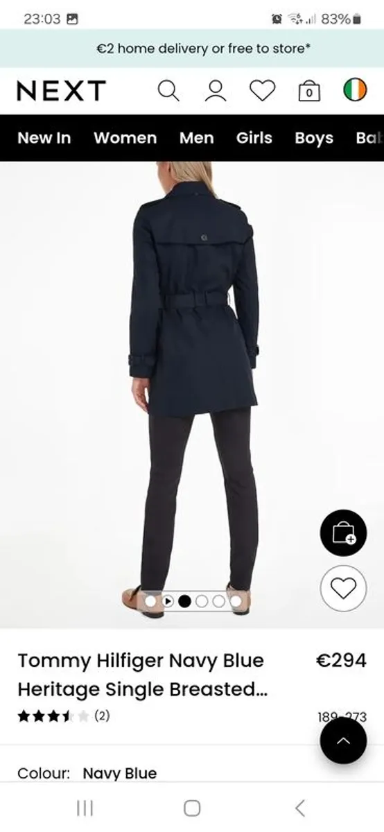 Tommy hilfiger ladies trench - Image 2
