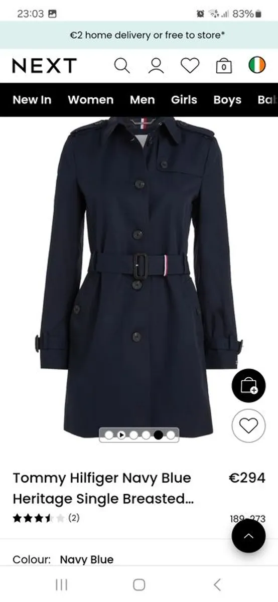 Tommy hilfiger ladies trench - Image 3
