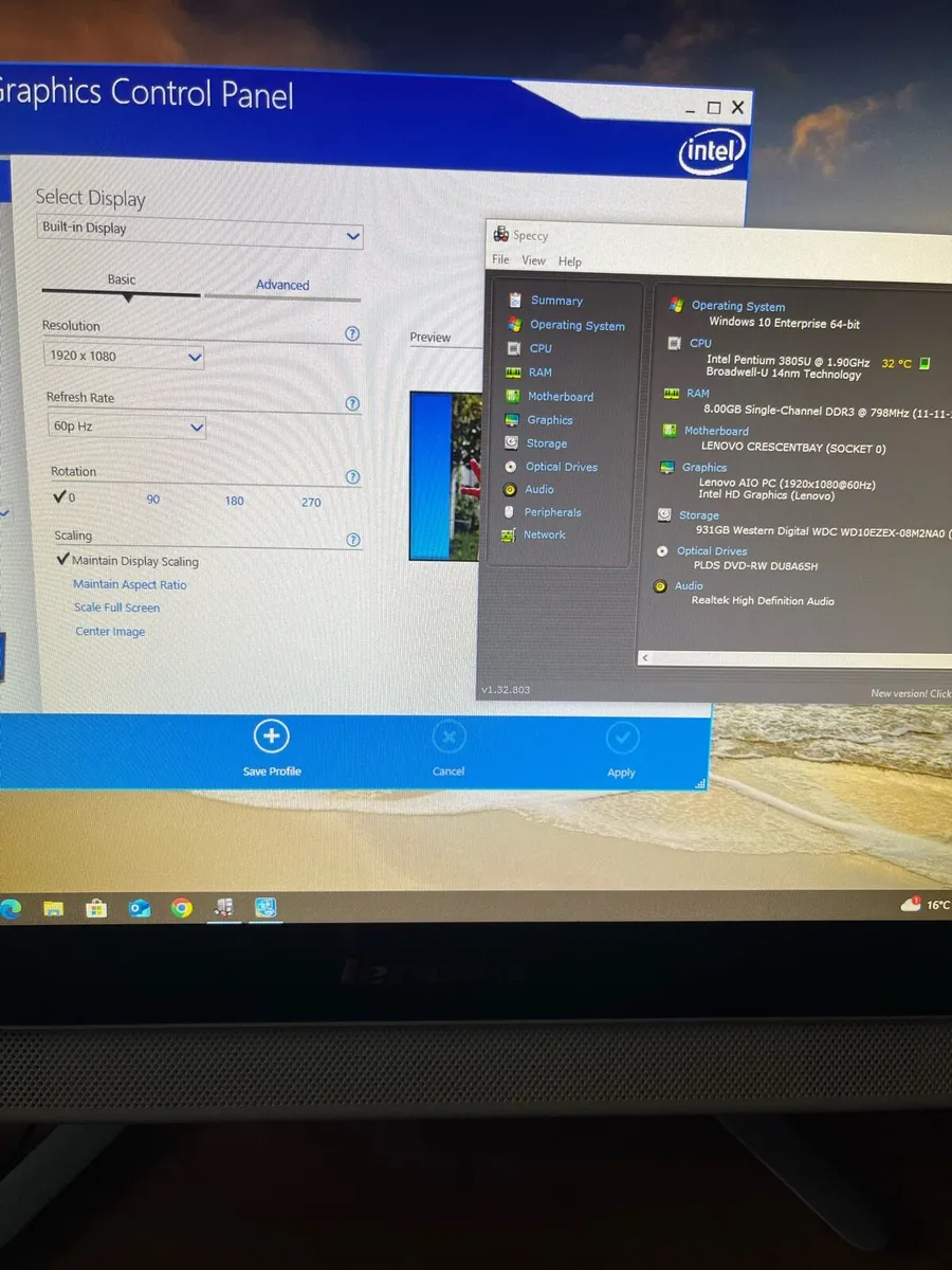 Lenovo touchscreen pc - Image 4