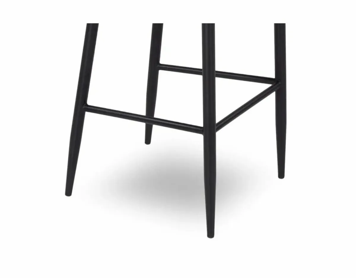 Pink Velvet Bar stool - Image 2