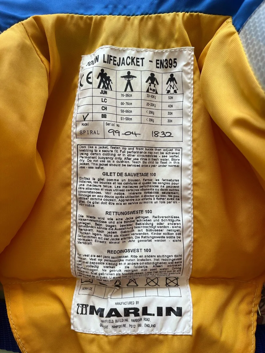 Life jacket for infant - Image 3