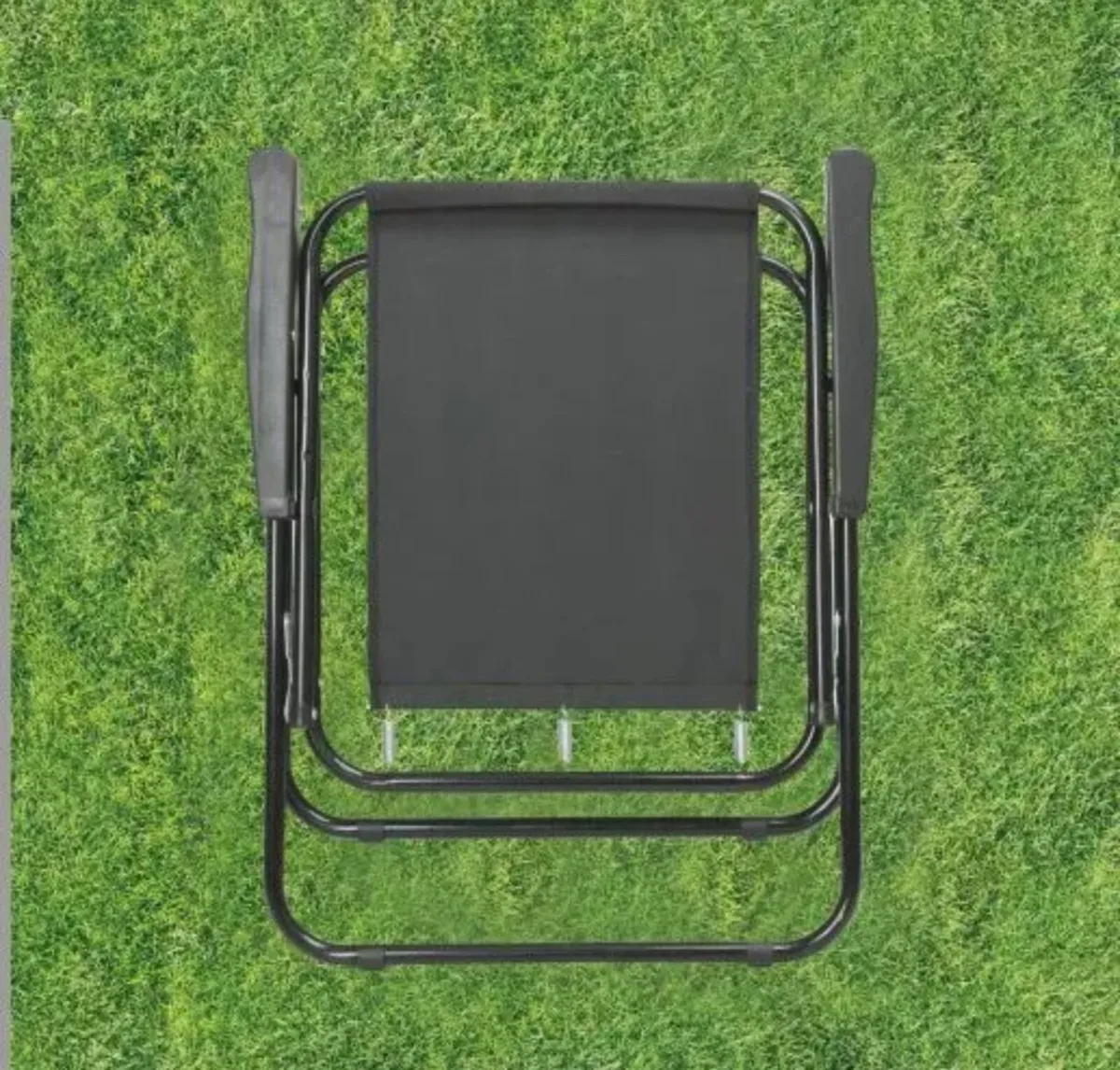 2 x Folding Deck Chairs NEW Camping Garden Beach - Image 3