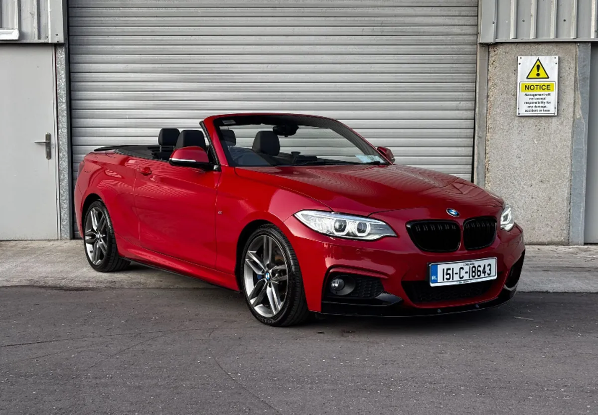 2015 BMW 220D M-Sport Plus convertible - Image 1
