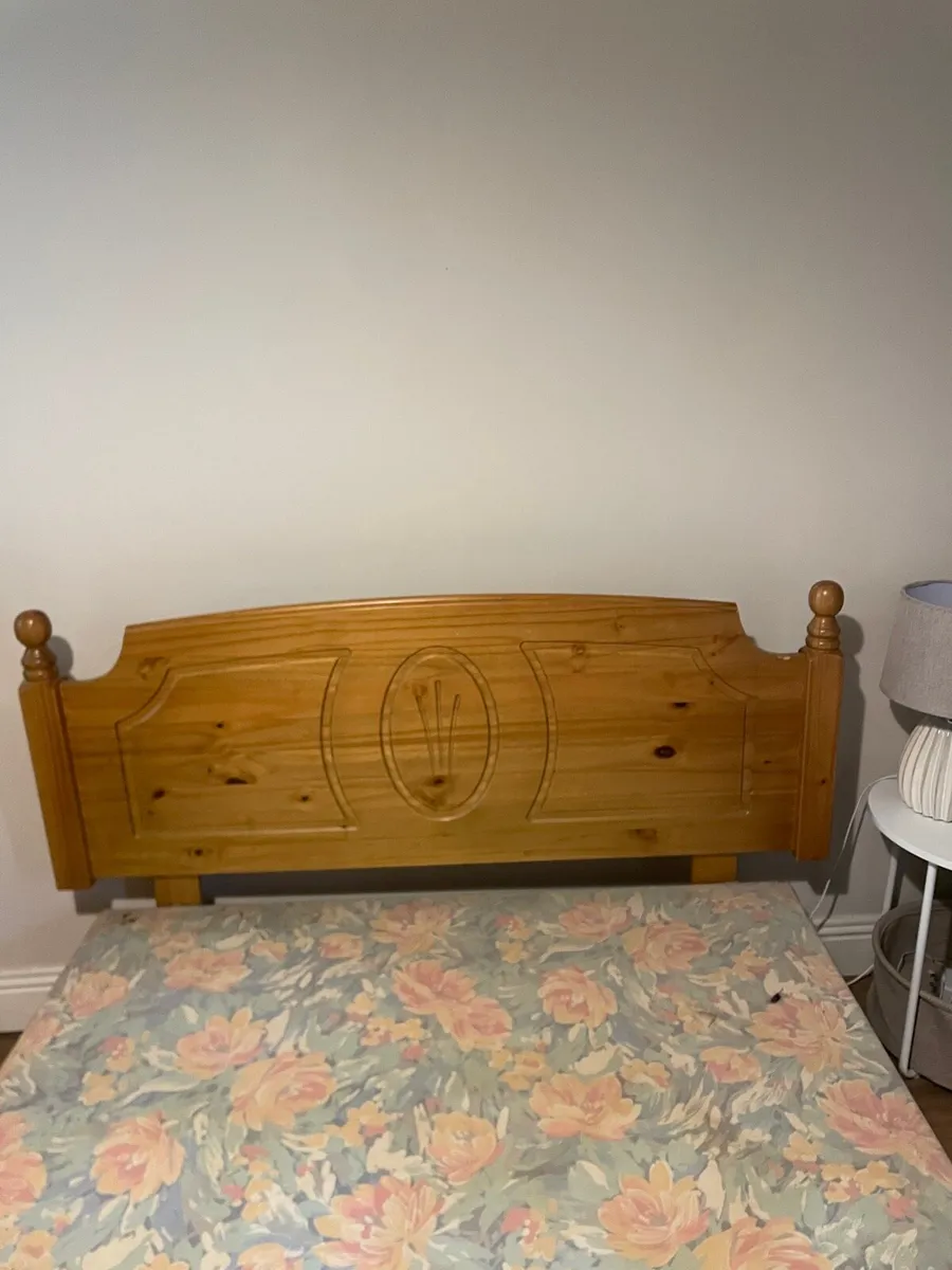 Headboard for a double bed