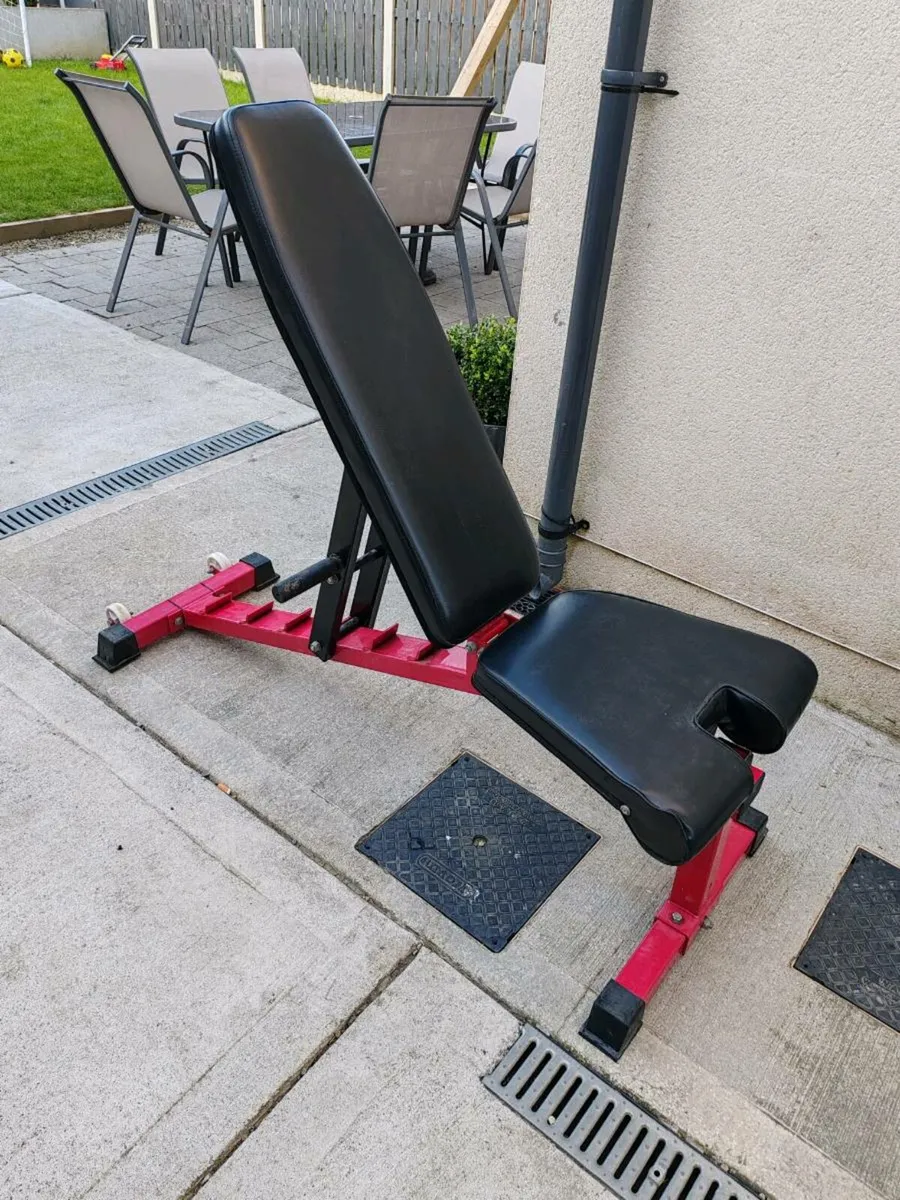 GYM BUNDLE, SQUAT RACK, BENCH, WEIGHTS - Image 3