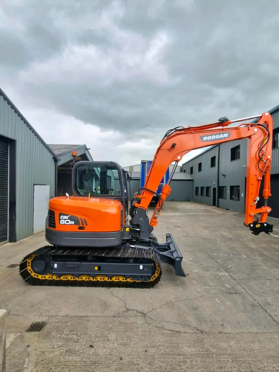 DOOSAN DX80R **EX GOVERNMENT DIRECT**NO VAT** - Image 1