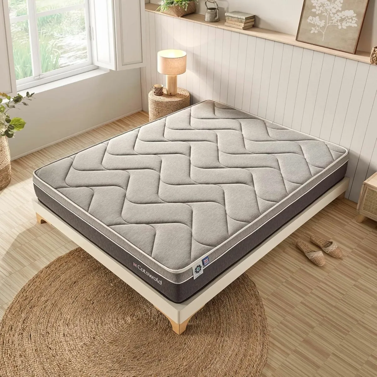 Double Mattress Memory Foam Deep Firm 135x190cm - Image 1