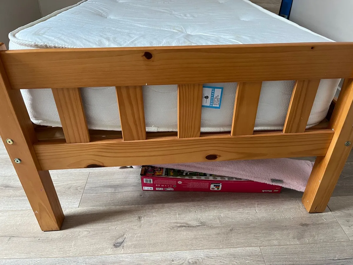 Bed frame and mattress - Image 2