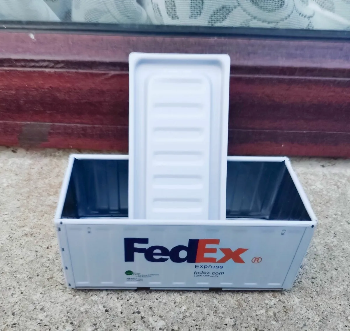 MINATURE METAL STORAGE CONTAINER (BRAND NEW). - Image 4
