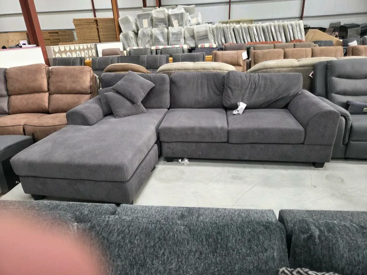 Brand new large corner sofa reduced