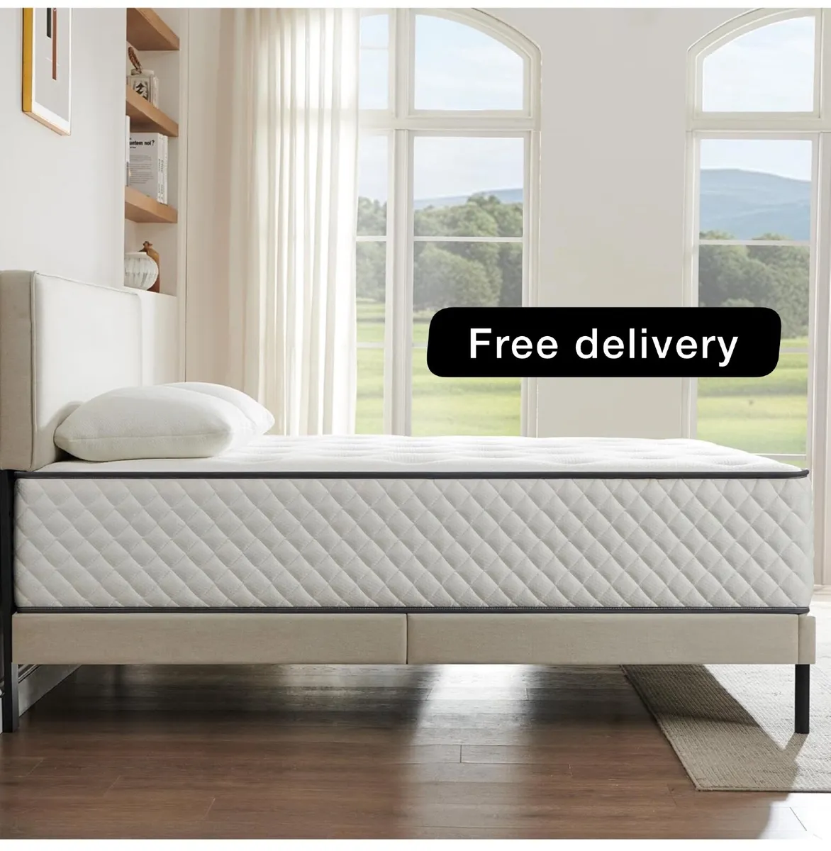 Double Mattress | 7-Zone Hybrid Pocket Spring Medi - Image 1