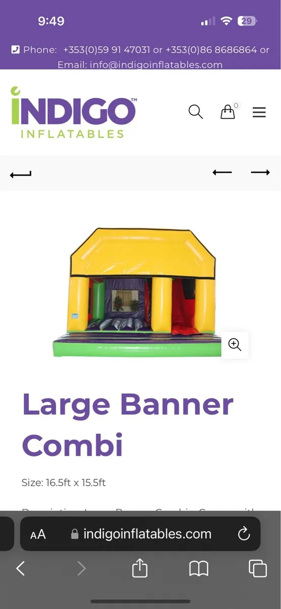 Combi Banner Bouncy Castle - Image 4