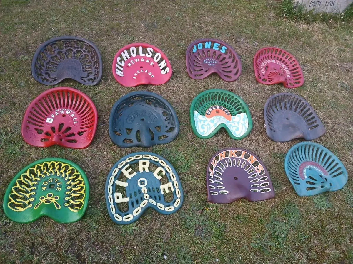 Cast Iron Tractor Seats - Image 1