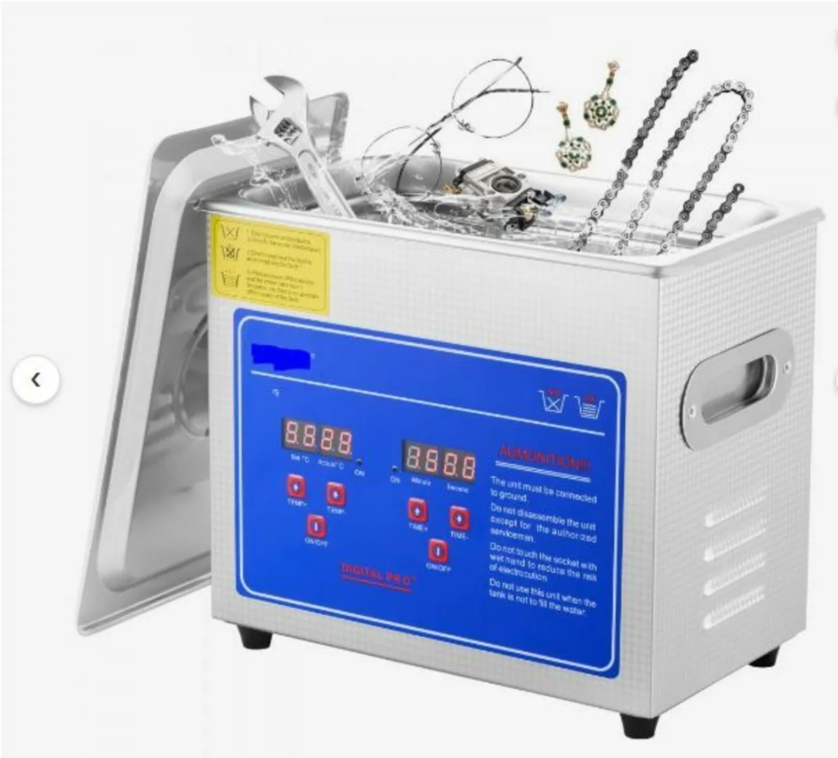 3L Ultrasonic Cleaner Machine Stainless Steel - Image 1