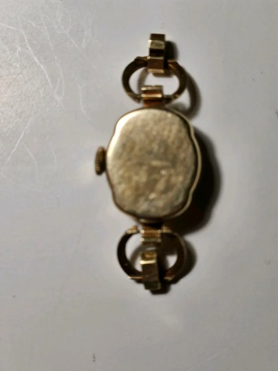 14k gold non working watch - Image 3