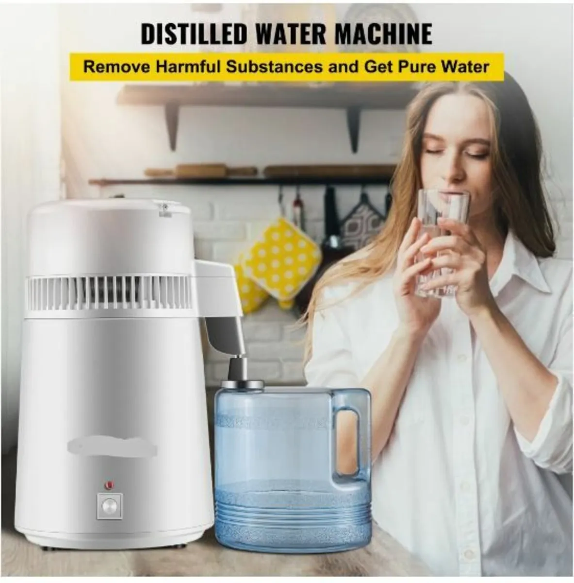 4L Pure Water Distiller 1L/h Water Purifier Filter - Image 2